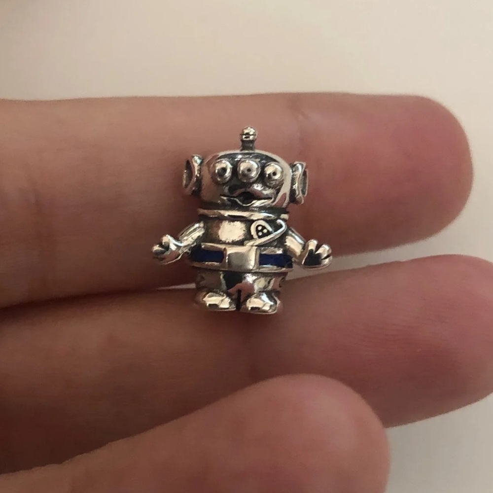 Pandora Disney Pixar Toy Story Alien Charm 925 Silver